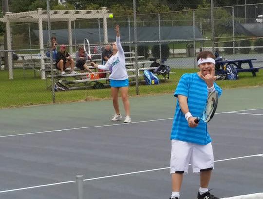 AbilitiesTennis's tweet photo. Ummmmmm... I think your partner's getting ready to serve.

#unifieddoubles #thatsmypartner https://t.co/CU08JefH10