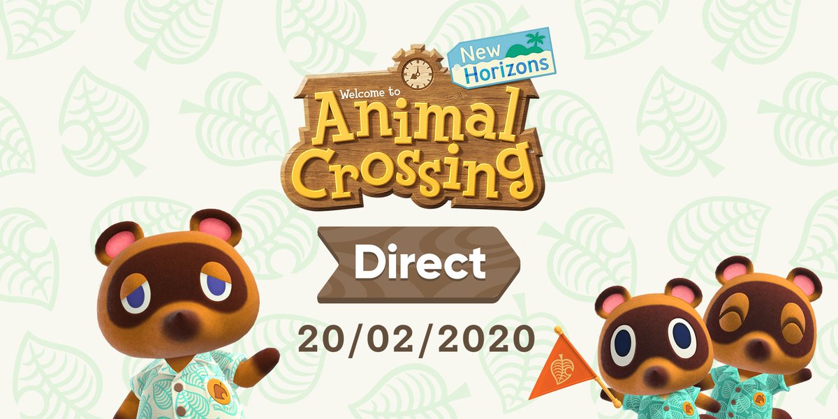 Tune in on February 20th at 15:00 CET for a roughly 25-minute livestreamed #AnimalCrossing: New Horizons Direct, featuring an in-depth look at Nook Inc.’s Deserted Island Getaway Package! #ACNH
