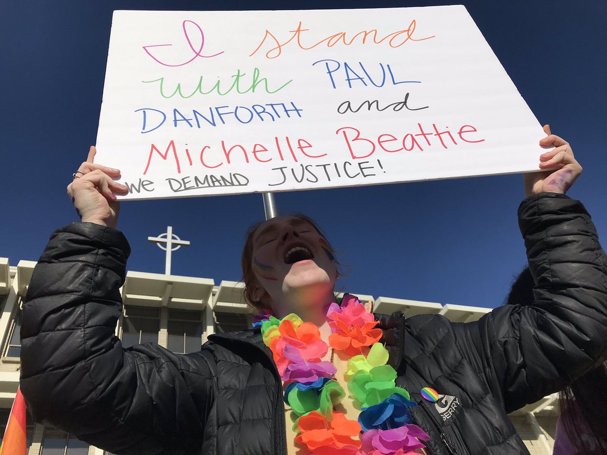 MikeBotsford's tweet photo. Students at Kennedy Catholic High School protest “We want change” @KING5Seattle @NSwabyKing5 https://t.co/JacQKyjl6X