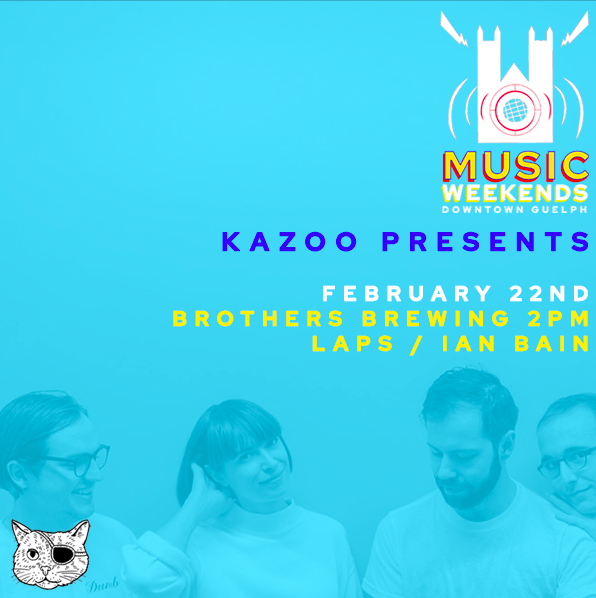 kazooguelph's tweet photo. Come on down to @BrothersBrewery this Saturday for LAPS and Ian Bain co-presented with @DowntownGuelph. Come for the music and stay for a pint! https://t.co/vminILYnCE