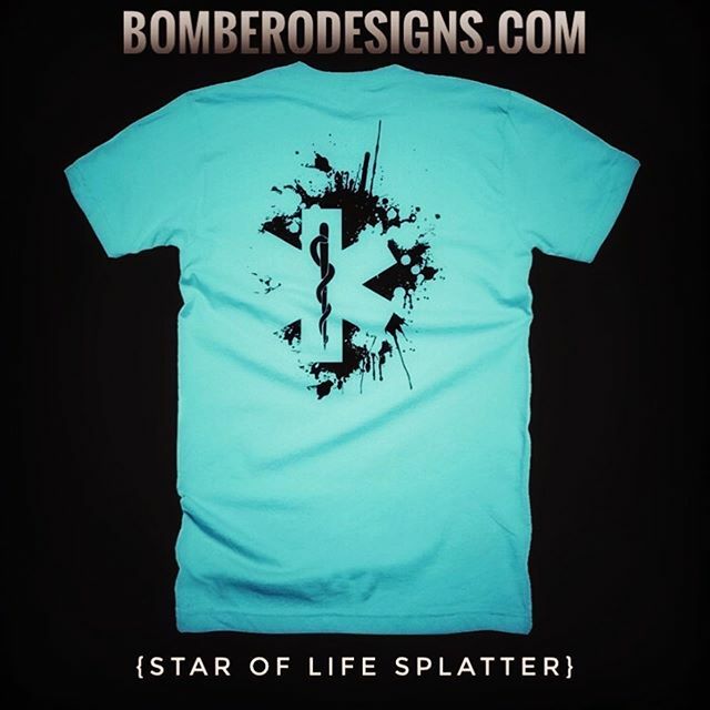 One of our original designs... Star of Life Splatter - this and so many more. Only at BomberoDesigns.com
#bomberodesigns ift.tt/2STerr6