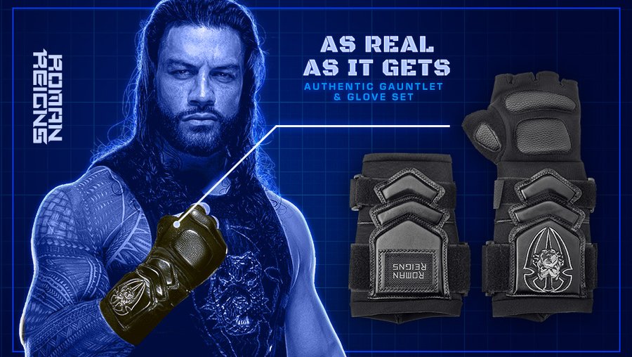 SOUTH ATLANTA WRESTLING DOT COM: WWE Shop: Roman Reigns Deluxe Authentic  Glove & Gauntlet Set