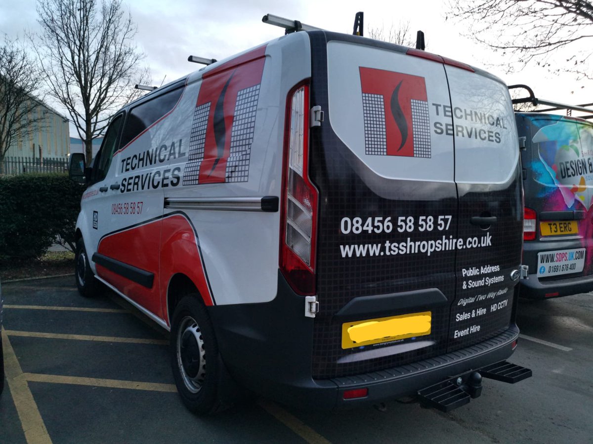 TSSL_HDCCTV's tweet photo. New Van, new wrap, thanks for the great Job @sdps #vanwrap https://t.co/NXvkuOU7uA