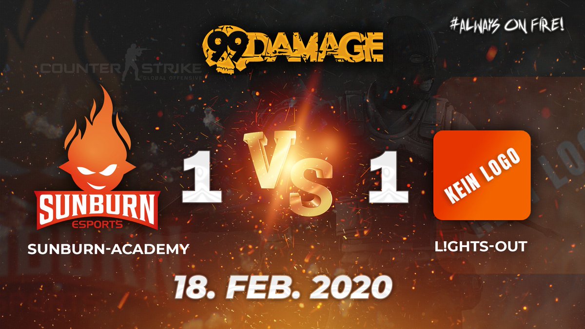 SUNBURNESPORT's tweet photo. Mit einem souveränen 1 : 1 beendet unser Academy-Team den heutigen Spieltag!🔥
GGWP #TeamLIGHTSOUT!
🔥🔥🔥🔥🔥
#alwaysonfire
🔥🔥🔥🔥🔥 https://t.co/dswOHR0Awh