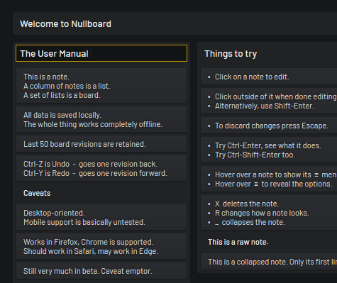 Nullboard tweet media