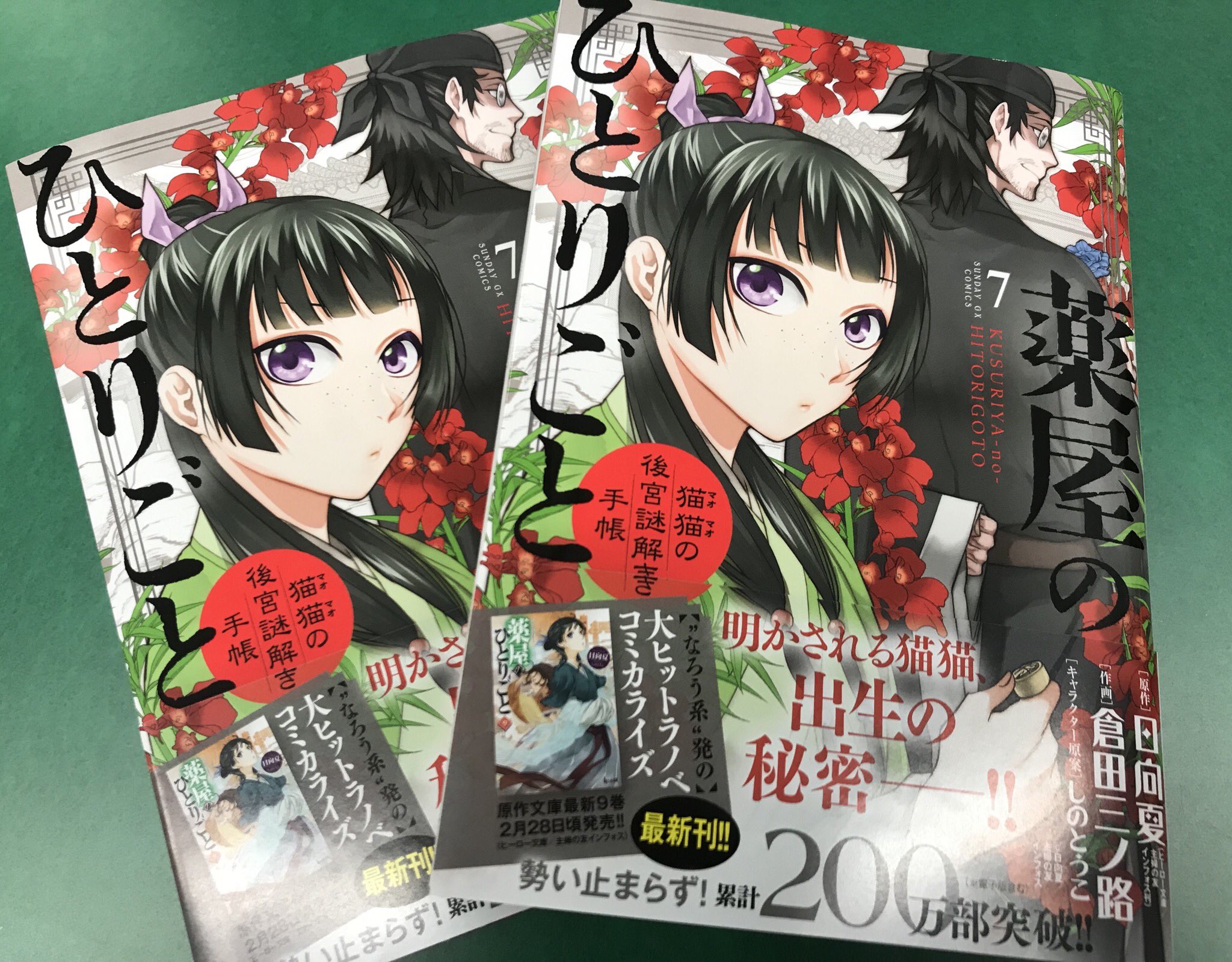 ヒーロー文庫公式 Na Twitterze 新刊発売 本日は 薬屋のひとりごと 猫猫の後宮謎解き手帳 漫画 倉田三ノ路 最新 巻の発売日です 壬氏に難題を持ちかけてくる 片眼鏡の男の思惑とは 猫猫の過去が紐解かれていく 待望の最新刊が登場 小説最新刊も今