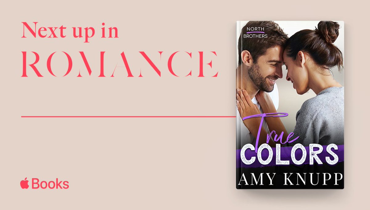amyknupp's tweet photo. Excited @AppleBooks included TRUE COLORS in their Next up in Romance collection! Check it out here: https://t.co/unDuyIW45s https://t.co/45TzNTx381