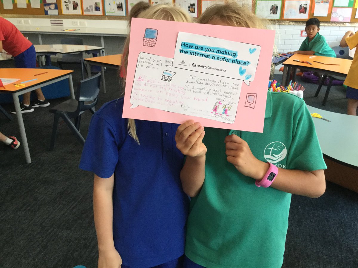 cps_whitford's tweet photo. A bit late on the post, but a couple of our y3 students engaging in meaningful conversations for #SaferInternetDay @missduffy2016 https://t.co/JFj2kBx2pe