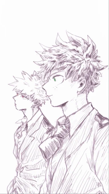 前を見つめたな感じを描くが好き 