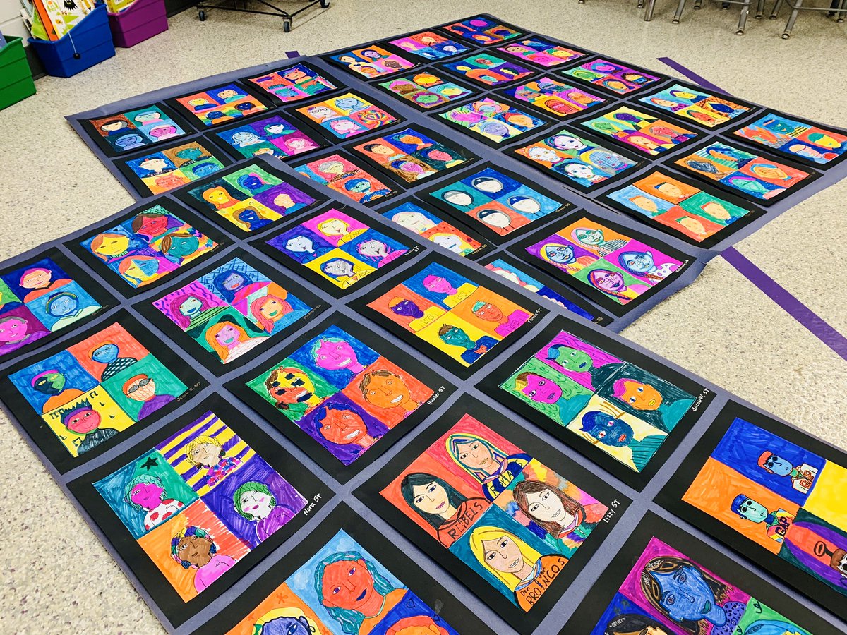 Can’t wait to cover the halls in awesome art! #artclass #artteacher #broughamartoftheday <a href="/TeamBrougham/">Brougham Elementary</a>