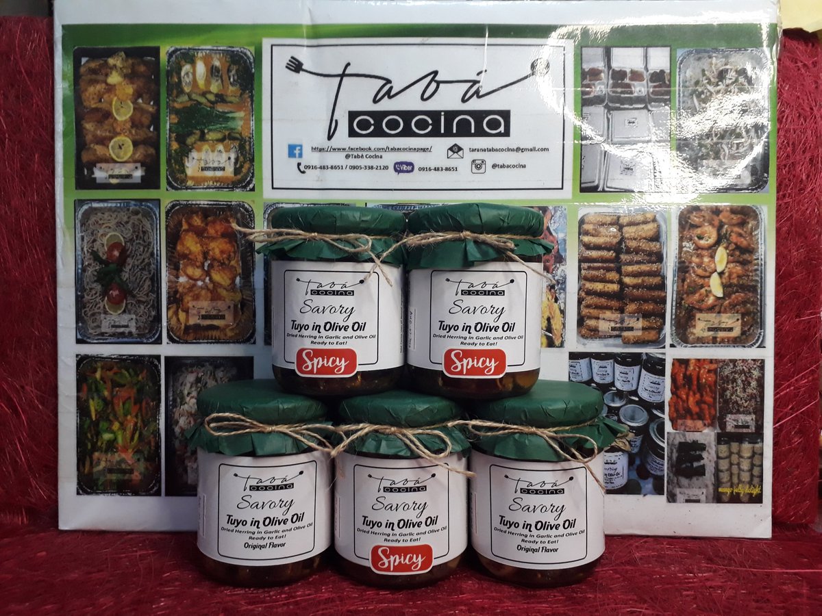 TabaCocina's tweet photo. Savory Tuyo, original flavor and spicy flavor...  for only 240 pesos.

#tabacocina #savorytuyo
@reaharna https://t.co/bLtdKwHEBl