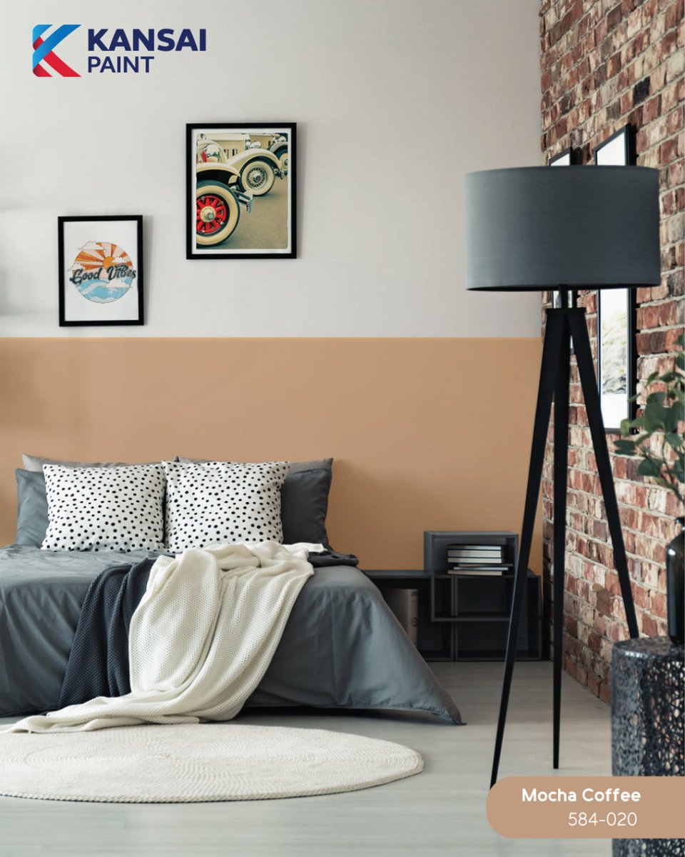 ColouringLifeID's tweet image. Mendekorasi kamar tidur cowok agar tidak terlalu monoton bisa dilakukan dengan menggunakan warna Mocha Coffee yang dikombinasikan dengan dinding atau wallpaper bertekstur batu bata. Ruangan jadi terkesan alami, hangat, maskulin, dan tetap minimalis.