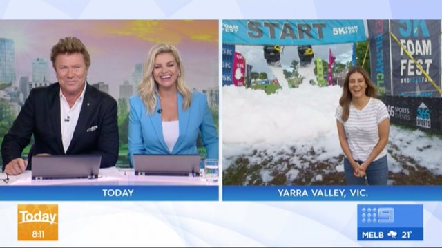 bgprcomms's tweet photo. It was an early start in the #YarraValley as Australia woke up to the @The5KFoamFest on @TheTodayShow. 

#5kFoamFest #PR #media https://t.co/KRtc4iUUrp