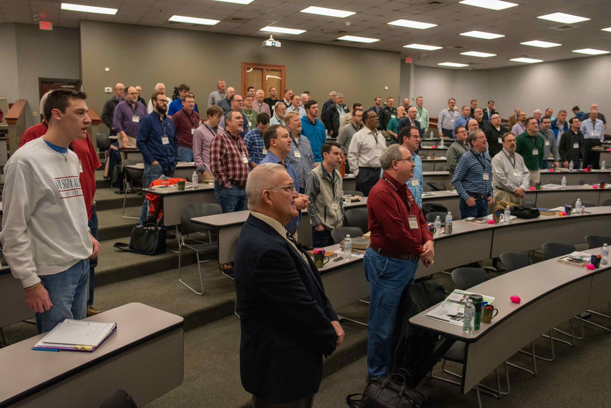 HardingU's tweet image. #HUToday: The Center for Preaching hosted the annual preacher's conference today on campus, welcoming Dr. Bruce McLarty, Dr. Jesse Robertson and Dr. Phil Thompson to discuss the book of Philippians.