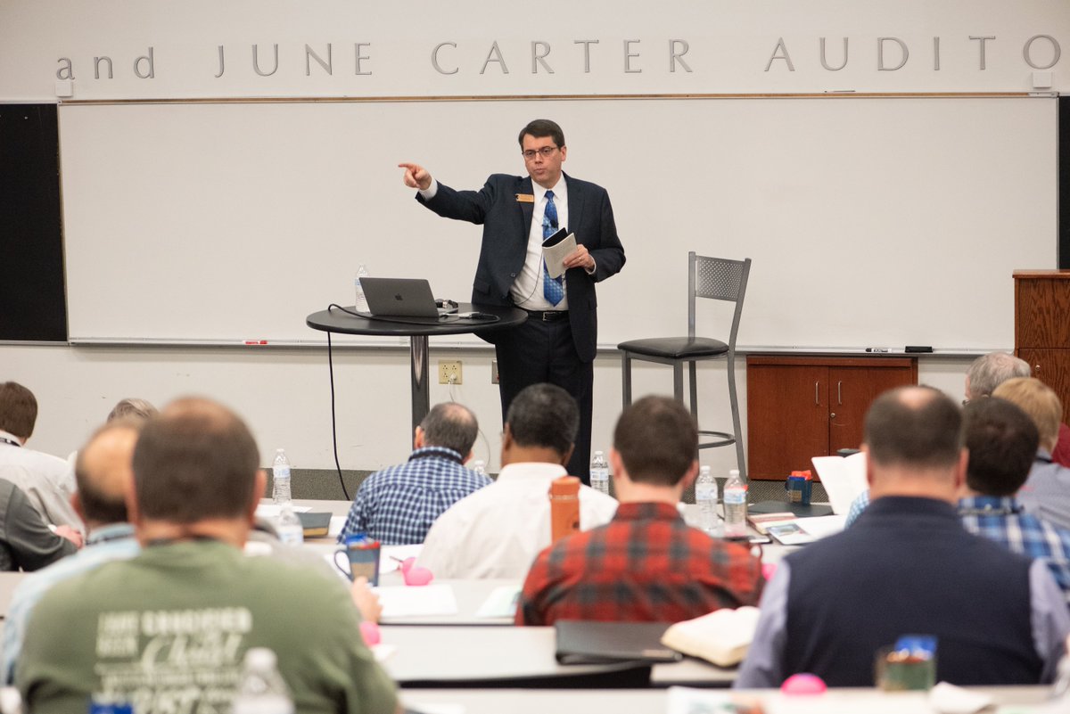 HardingU's tweet image. #HUToday: The Center for Preaching hosted the annual preacher's conference today on campus, welcoming Dr. Bruce McLarty, Dr. Jesse Robertson and Dr. Phil Thompson to discuss the book of Philippians.