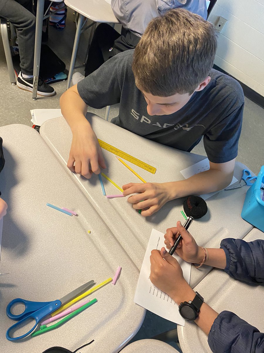 smwidenhouse's tweet photo. Discovering Triangle Inequality Theorem ๐บ @JNFries #FriesFrame https://t.co/qncPtct20H