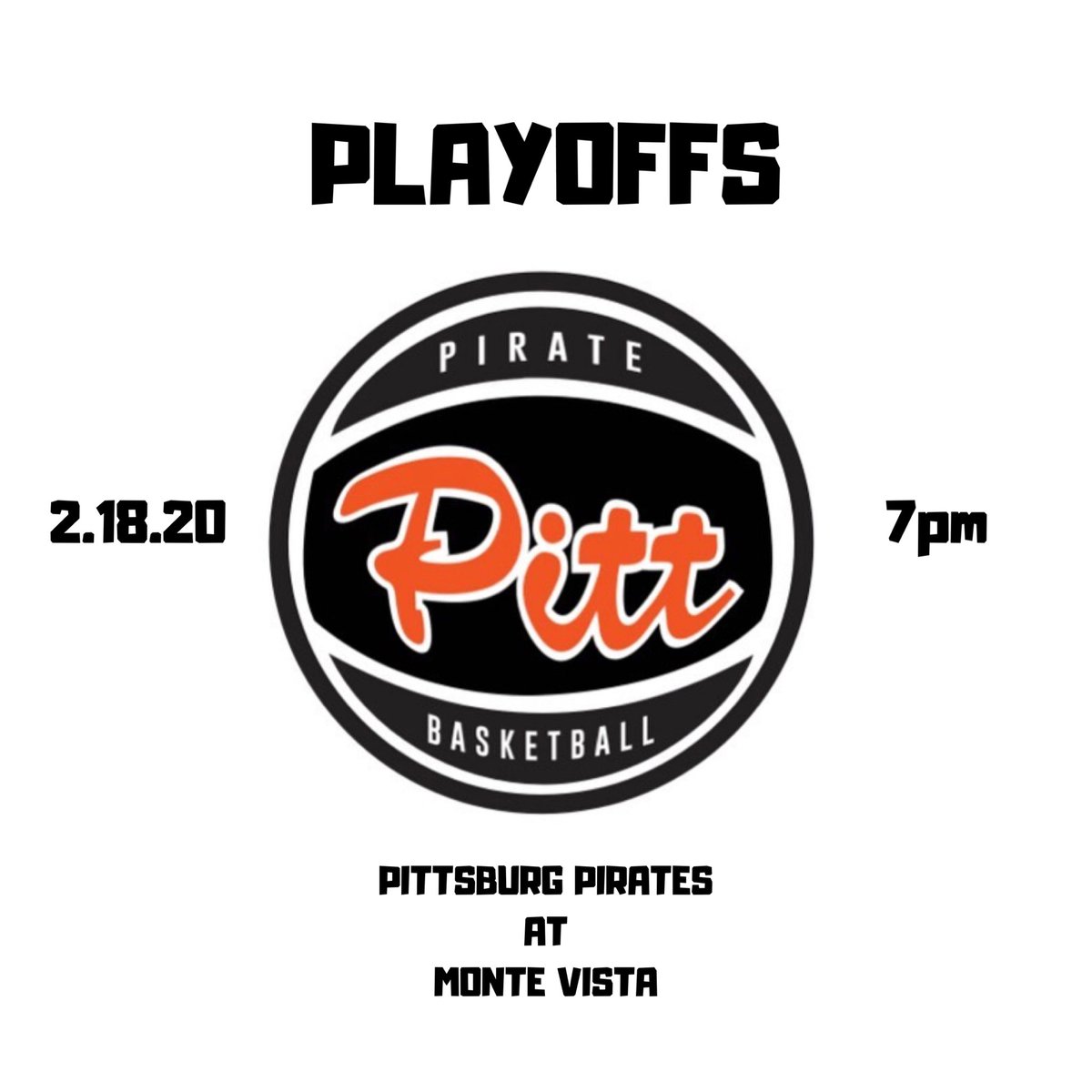 ErikBergmanJr's tweet photo. Come meet us at Monte Vista tonight #Playoffs @PittHighHoops @FlyWaySociety https://t.co/T7qleAliaE