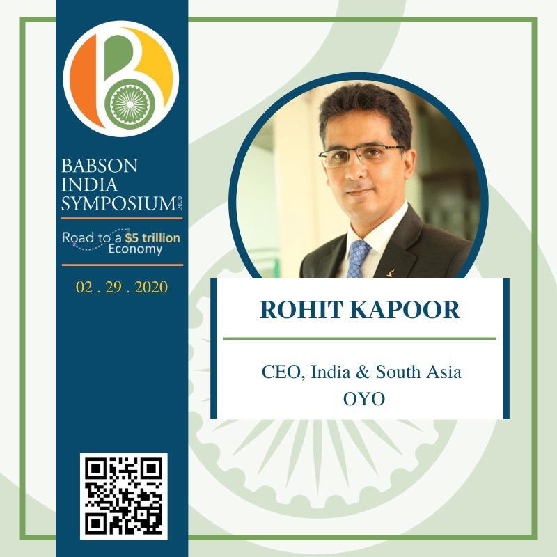 Rohit Kapoor is the CEO - India &amp; South Asia at <a href="/oyorooms/">OYO</a>, the world’s fastest-growing company and India's 2nd most valued startup at $10 billion. It is the world’s 6th largest chain of operated hotels. Hear Rohit talk about his vision and the challenges he faces at #BIS2020