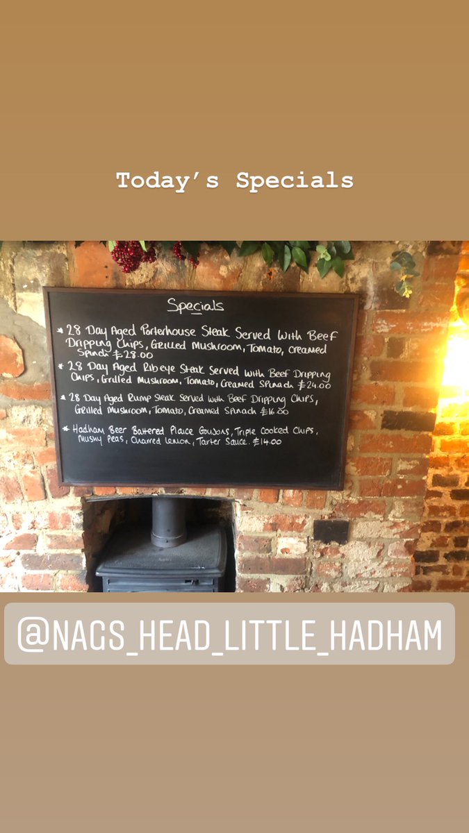 Today’s #specials