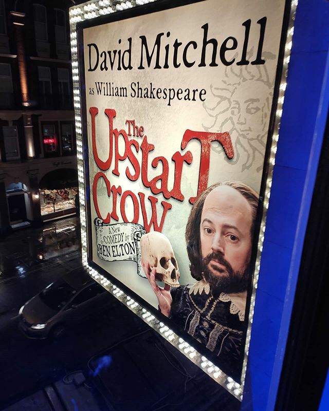 Dinner &amp; a show! Really great transition from screen to stage and bloody funny. #westend #theatre #upstartcrow #london #nightout ift.tt/2u8UXX5