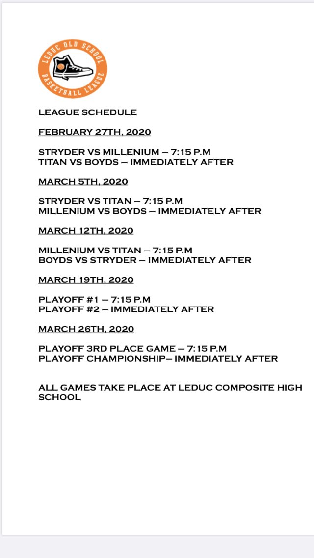 Leduc Old School Basketball tweet media