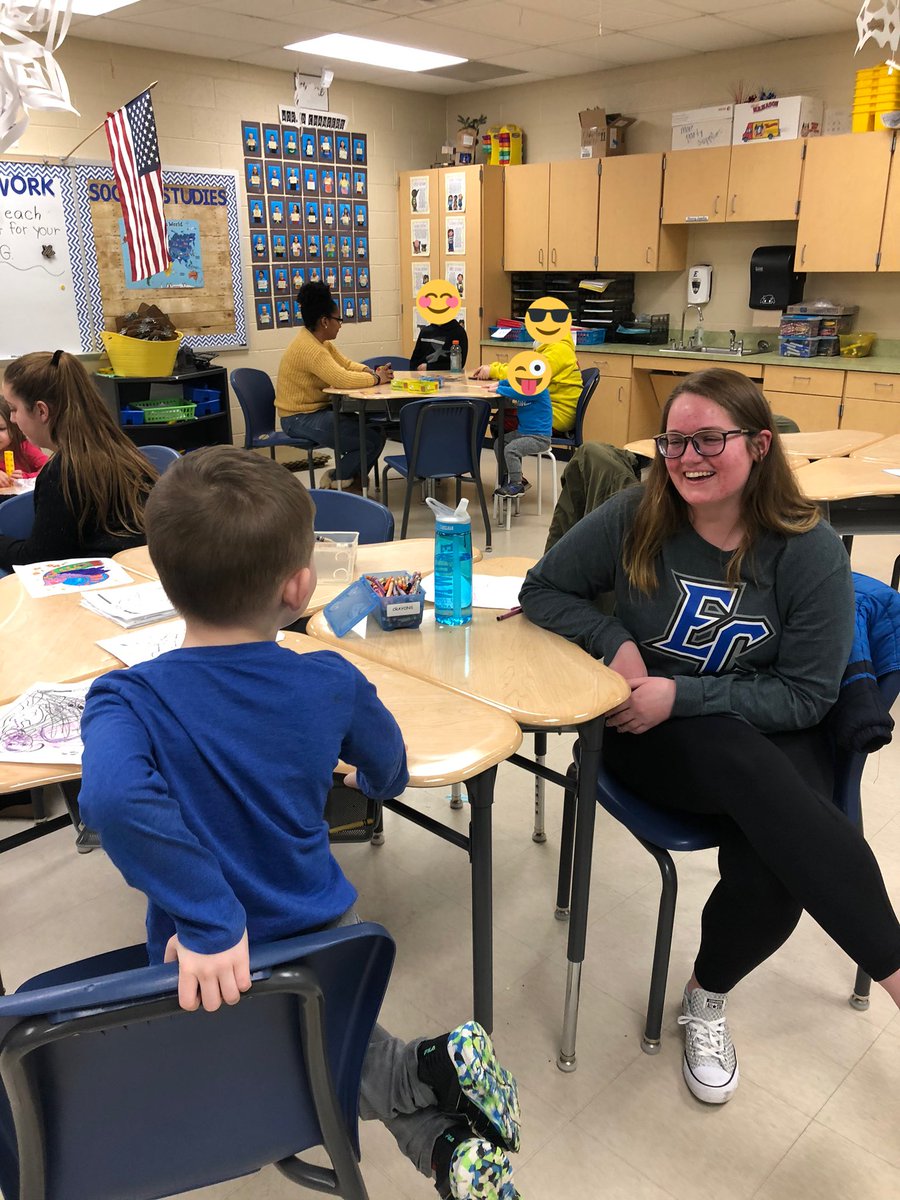 EtownNSTA's tweet photo. Tonight, all of the Education Clubs collaborated with Elizabethtown Area School District to provide childcare during their Leader In Me Event! Here’s a glimpse of the fun we’re having! https://t.co/wYk37KJGtw