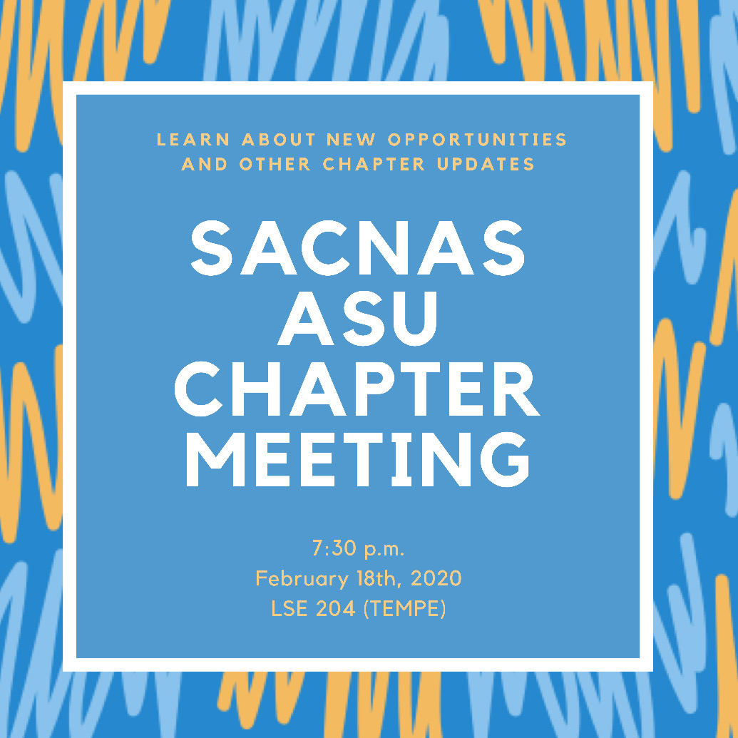 SACNAS @ ASU (@sacnasasu) on Twitter photo 