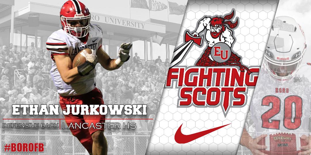 EdinboroFB's tweet photo. Join us in welcoming Ethan Jurkowski to
#THEBORO‼️🔴⚪️

📋 DB
📍Lancaster, NY
🏫Lancaster High School
#GoBoro https://t.co/PoI40fkmOQ