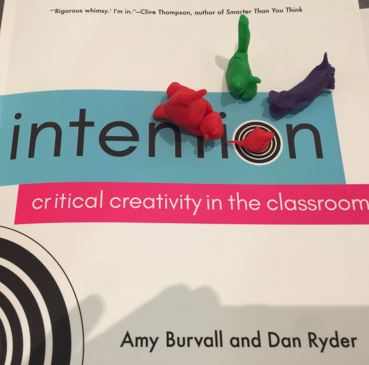 KatieLarsonk's tweet photo. Love this book! Thanks Dan! ##criticalcreativity #rigorouswhimsy @amyburvall #wickeddecent #losdlogic https://t.co/Odnj5sHHoi