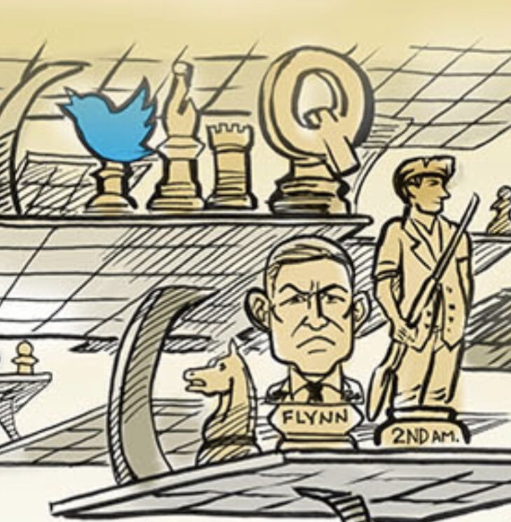 2runtherace's tweet photo. Ben Garrison tweets shout out to #Qanon and #GameOver
@GrrrGraphics Your cartoon is Notable!! Love how you put Q and @GenFlynn together again!!
#QResearchNotable
@realDonaldTrump https://t.co/68PE2nXXE4