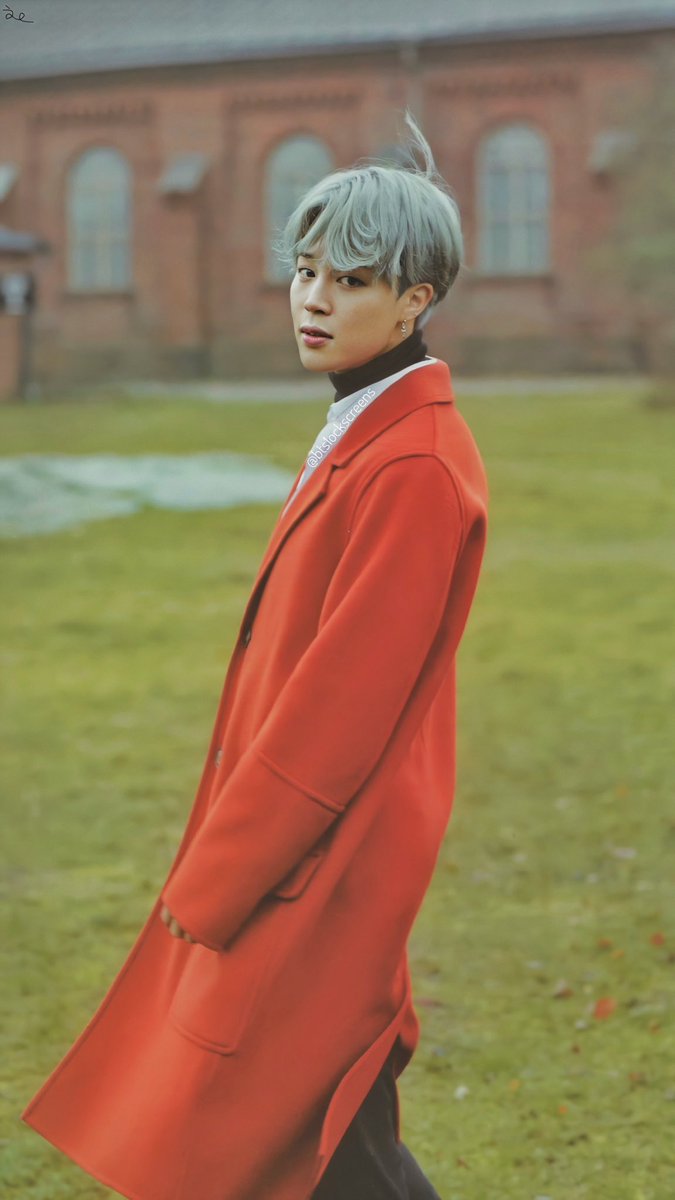BTS winter package 2020 Park Jimin lockscreens/ wallpapers. Scan