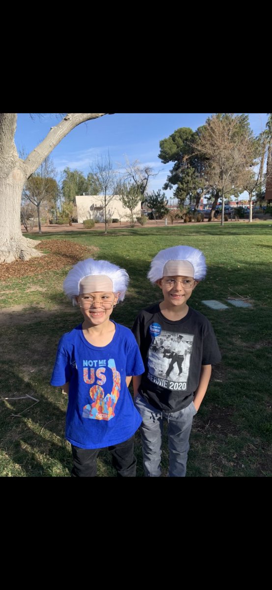 jozettenv's tweet photo. Antonio and Sebastian for Bernie! They were so excited! Letโs get the youths involved! They are 6 and 8 years old! ๐ @BernieSanders #BernieBros #Bernie2020 #kidsforbernie #bernierally #BernieBeatsTrump https://t.co/OWcvIgVQFe