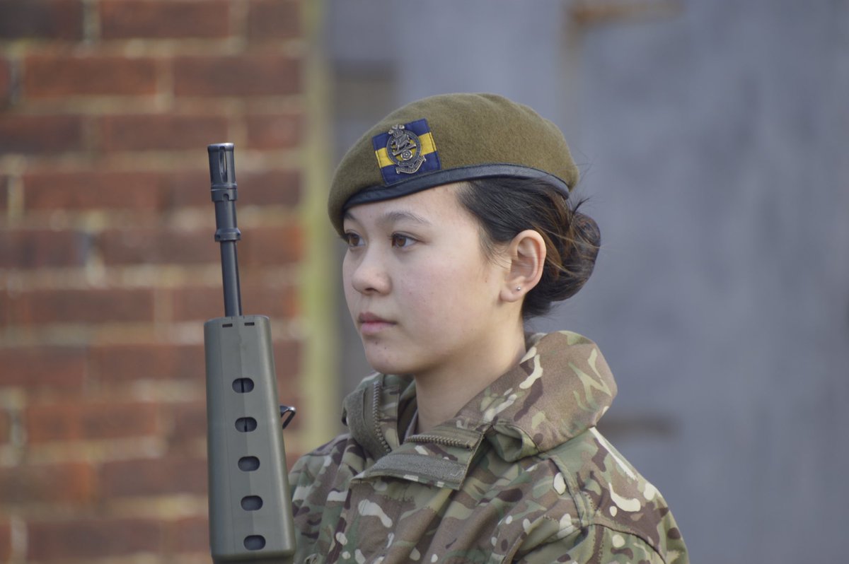 WilsonsCCF's tweet photo. Day 2 of Recruits Camp included our Biennial Review conducted by Gp Capt McClurg. The day started with a outstanding Guard of Honour. All members of the guard were  either #JointCadre students on the Senior Cadre run by @StBenedictsCCF or @RAFAC_DandC  students.#smartascarrots https://t.co/EWlY0vvzhR