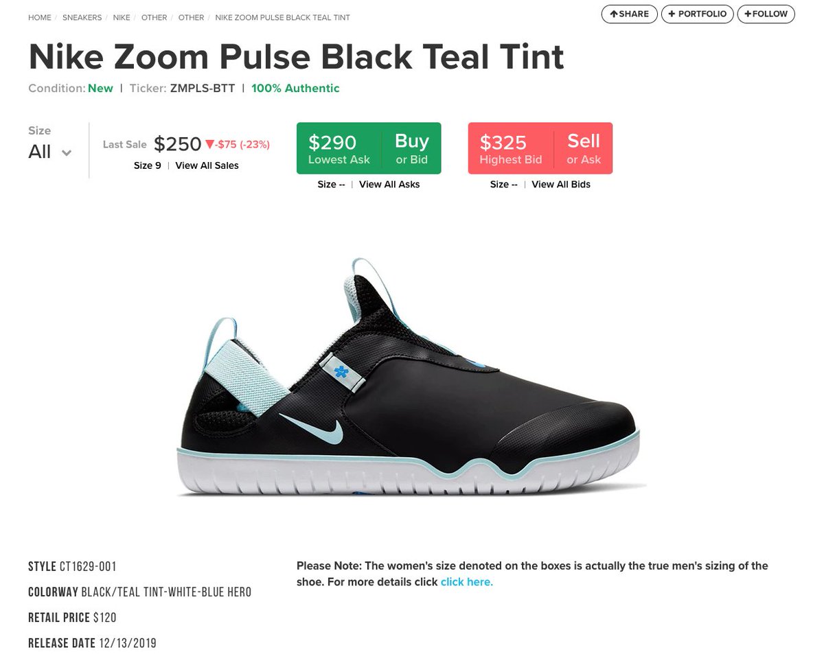 nike zoom pulse teal