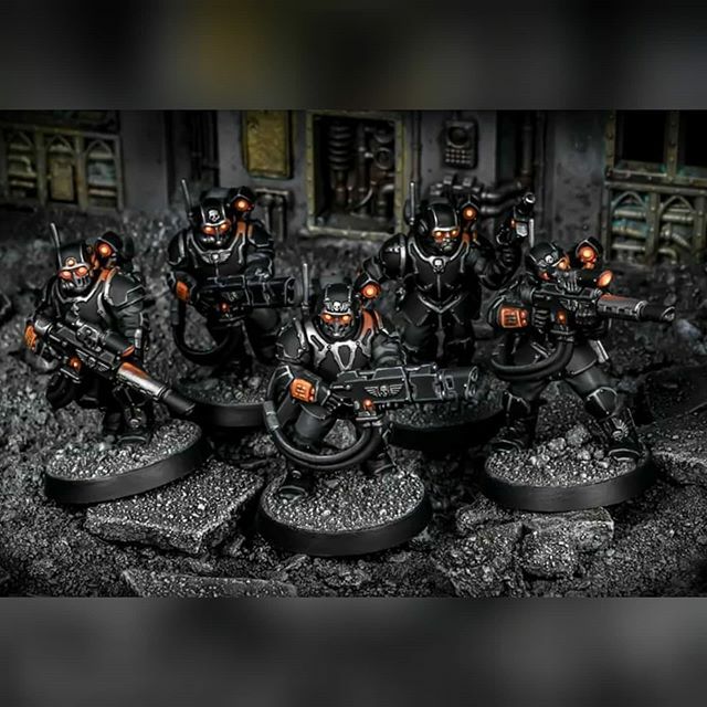 boogrof's tweet photo. Strike on Bhuran

Credit:
@col.festus

The 54th Psian Jakals are an elite Tempestus Scions regiment of the Ordo Tempestus that possess a fell and foreboding reputation. They are known throughout the Militarum Tempestus for decorating their Flak Armour wi… https://t.co/DLHggiGl55 https://t.co/bGBEsho2YA