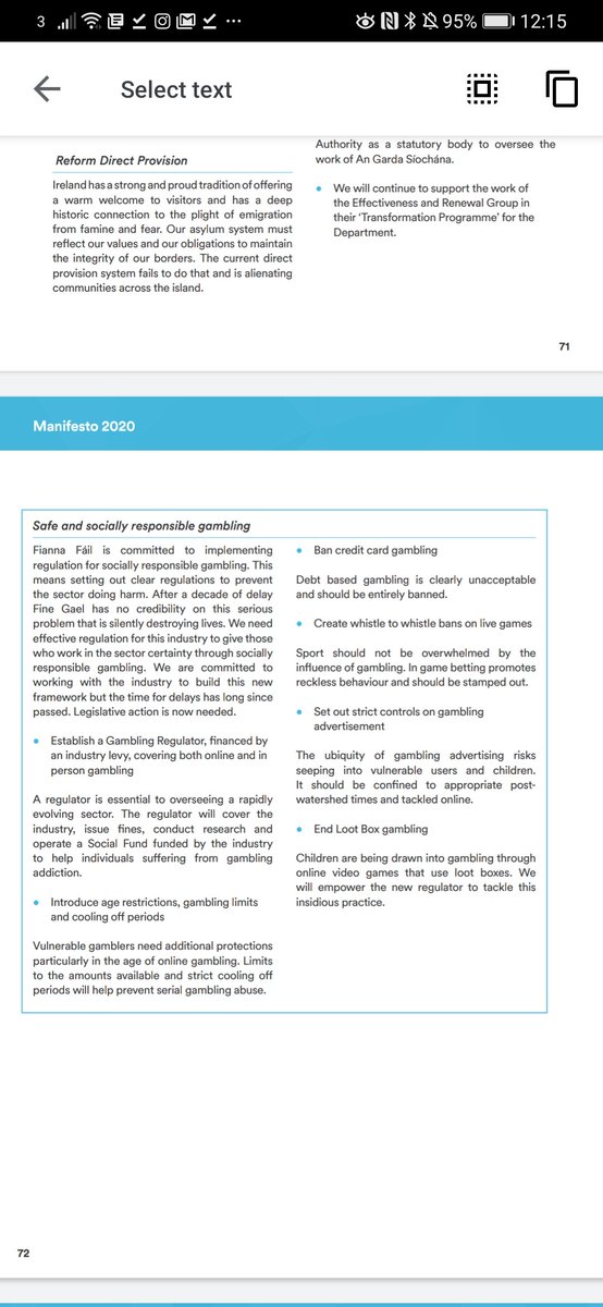 Gambling policy in the workplace