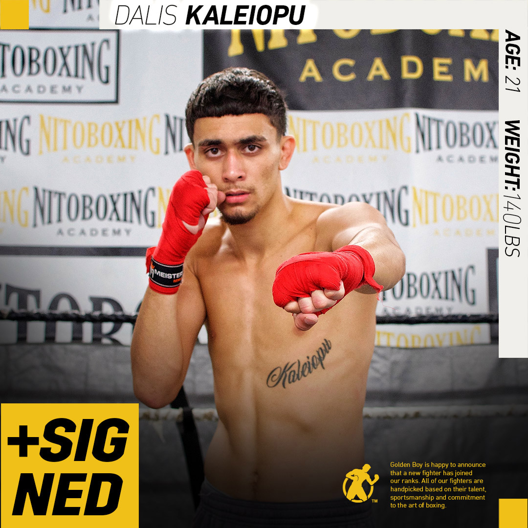 Golden Boy is happy to announce that it has signed Hawaiian amateur standouts <a href="/DalisKaleiopu/">dalis kaleiopu</a> &amp; <a href="/asa_stevens_/">Ace♠️</a> to promotional agreements. 🙌 🥊