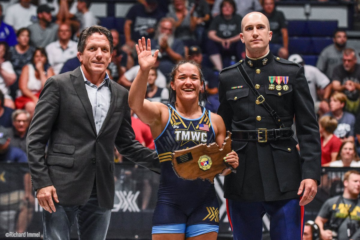 trackwrestling's tweet photo. "Wrestling has helped me become a leader, gain discipline, have a creative outlet, practice bravery, make some of my best friends, and get an education while doing it."

-Mallory Velte (@__malpal__) , 3x @WCWA_ national champion for @SFU https://t.co/8qpEraE4Nu