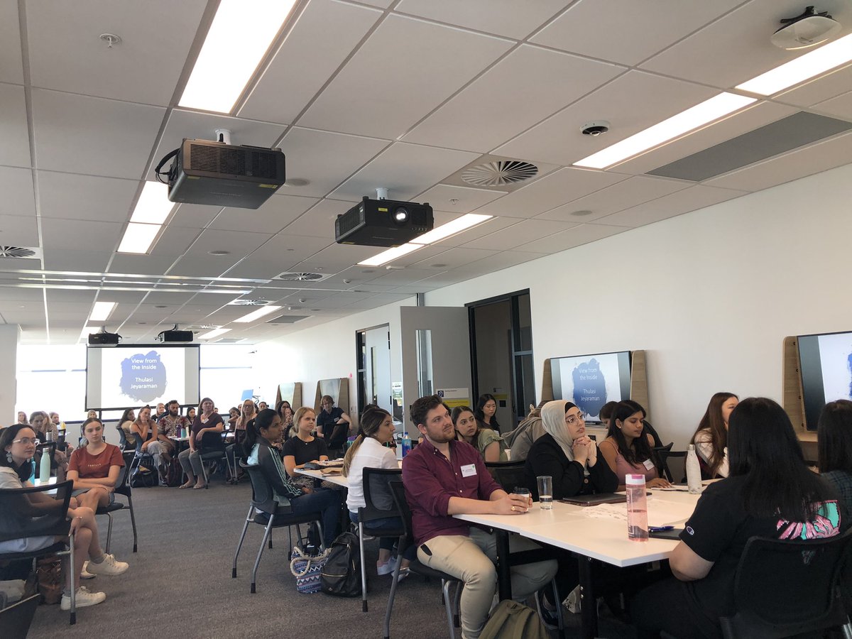 GoSHspeech's tweet image. Great to meet Thulasi Jeyaraman from @TheraBees talks about what it’s like entering the profession - #slp2b Thankyou!!