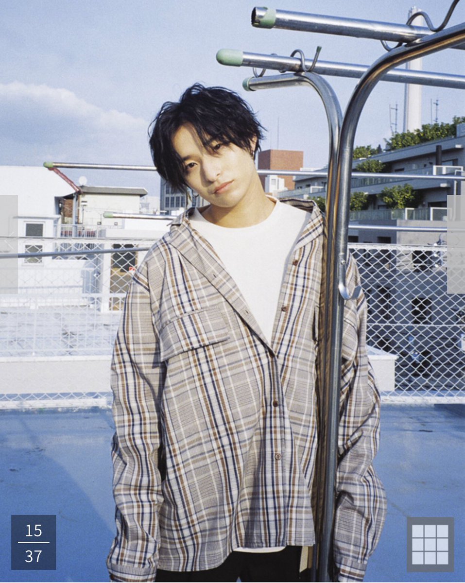 嶺亜くんっぽい雰囲気の、 モデルさんを見つけました👀💡 #7MEN侍