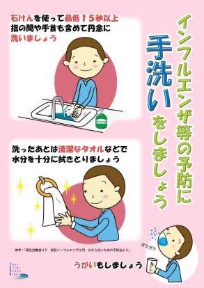 20〜30代で体力もあった頃、1〜2月には必ずと言っていいほど風邪を引いてたけど、帰宅時の手洗いをするようになってからビックリするぐらい引かなくなった。風邪やインフルエンザは外から持ってくるものなのです。 