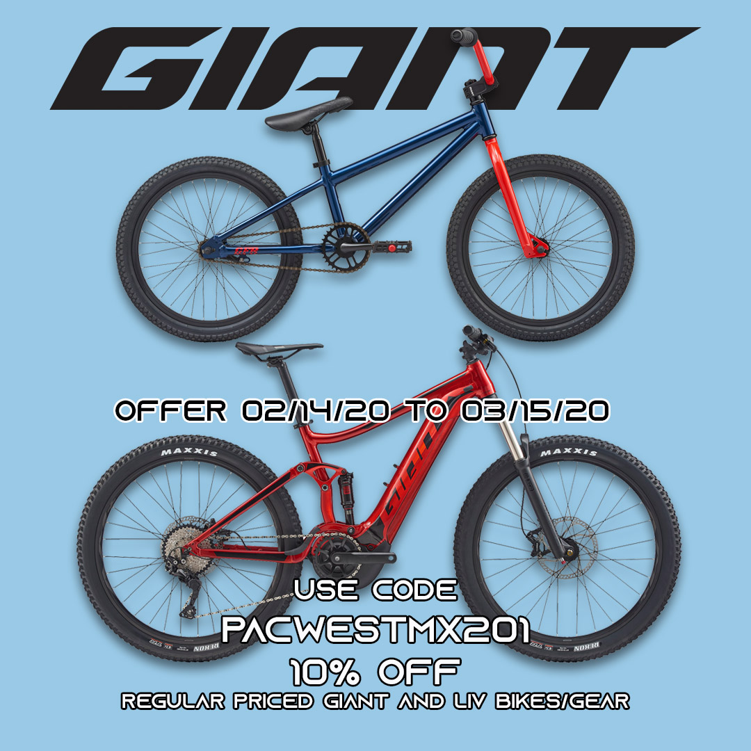 pacwestmx's tweet photo. Giant Bicycles Offers $10k in BMX and E-Bikes - https://t.co/y7SI4iu6WU https://t.co/yQyiwtNMDK