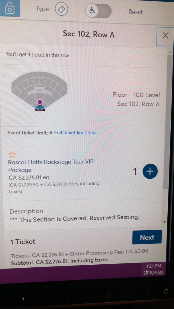 RFLover's tweet photo. @RMoses92 @JennaCocorullo @rascalflatts @JayDeMarcus @JoeDonRooney @GaryLevox Mine didn’t say that...see sec and row but no seat number.. https://t.co/1XIXVnpUDv