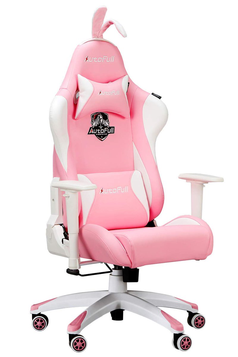 that really funny junji ito short about the man who secretly lived in a chair but it's me in this pink bunny gamer girl chair
