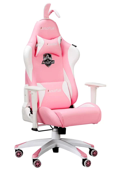 that really funny junji ito short about the man who secretly lived in a chair but it's me in this pink bunny gamer girl chair 