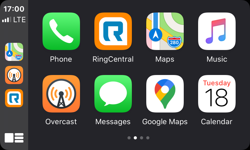 psimac's tweet photo. So great to see @RingCentral on #CarPlay now. This is proving both to be indispensable! 
(If you want to move your business to next-level communications, get in contact with me) https://t.co/eDuImGGdjb