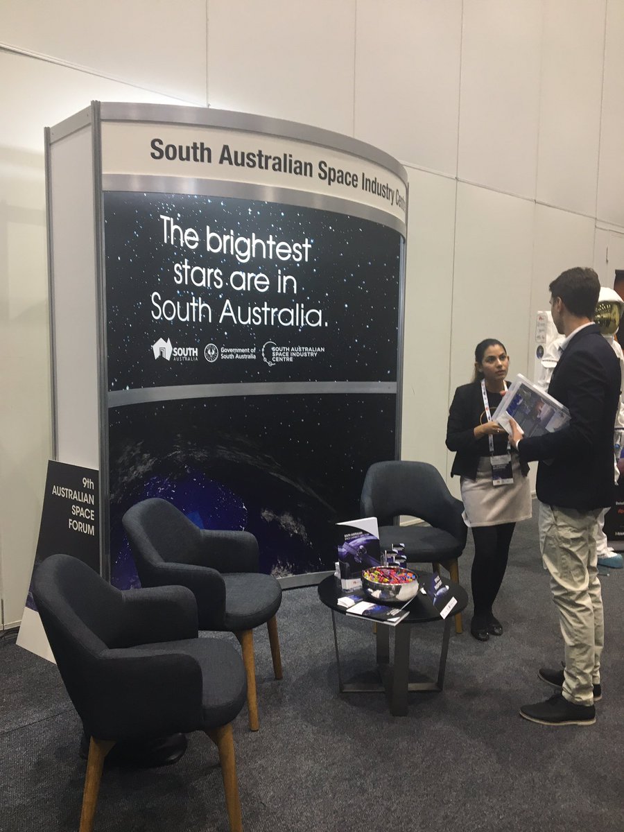 SASIC_Aus's tweet photo. Come say hello to the @SASIC_Aus team in the exhibition hall at the #SASpaceFourm ๐๐ป https://t.co/CouthnJD74