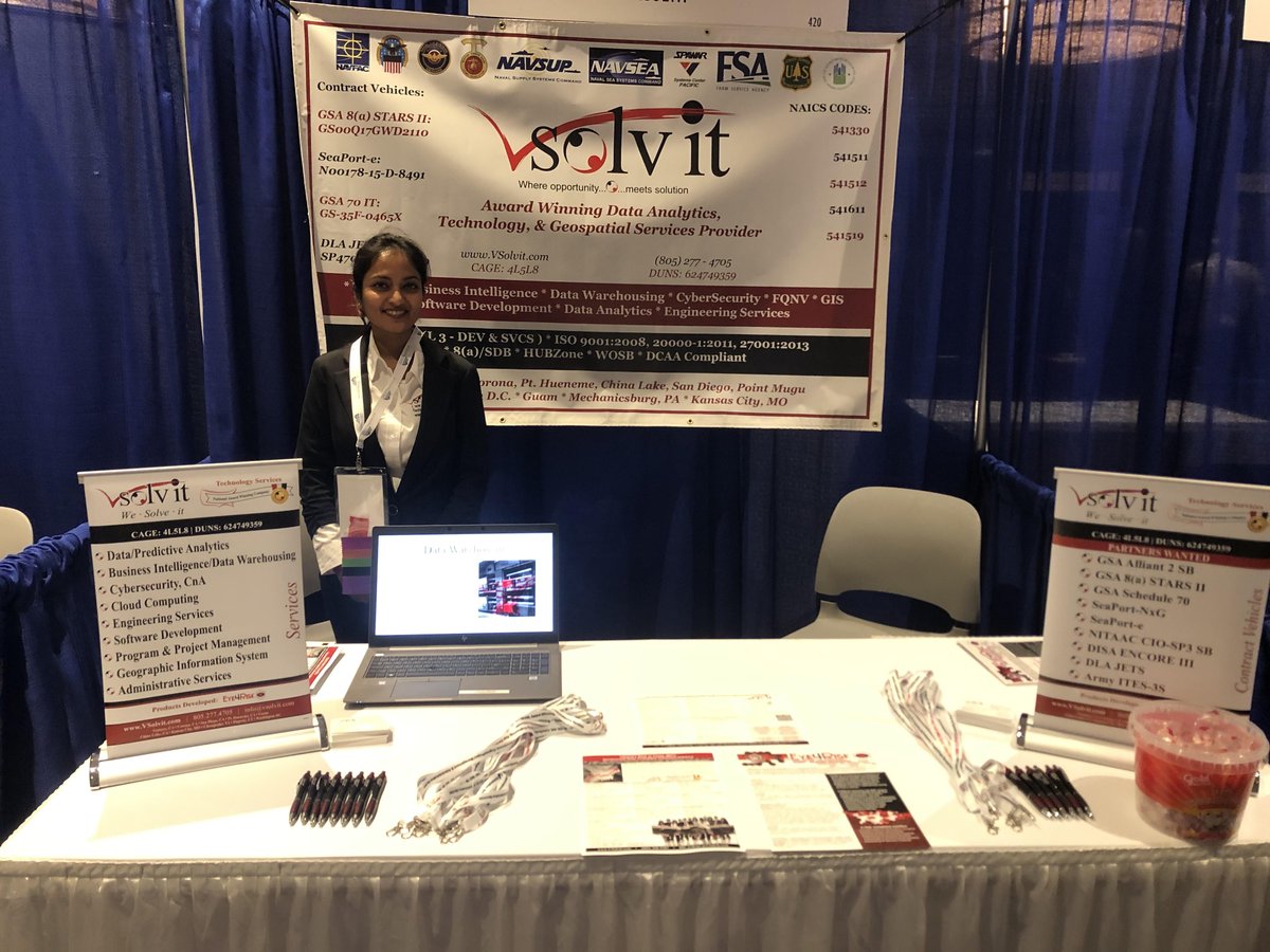 Vsolvit's tweet photo. VSolvit had a blast and met a lot of great people at the 2020 National 8(a) Conference held in New Orleans. Kudos to the National 8(a) Association for a stellar event. https://t.co/S5ODaQibKX