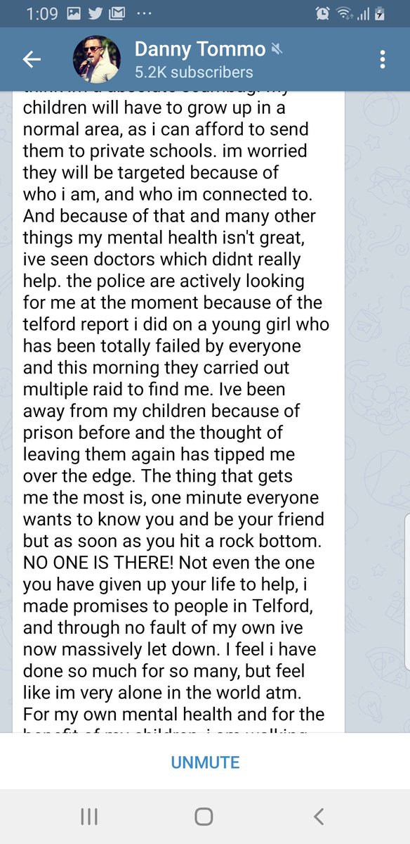 AlbertBallVCWin's tweet photo. Danny Tommo has quit and it looks like Tommy Robinson has let him down as well. https://t.co/1mDmEHPS7M