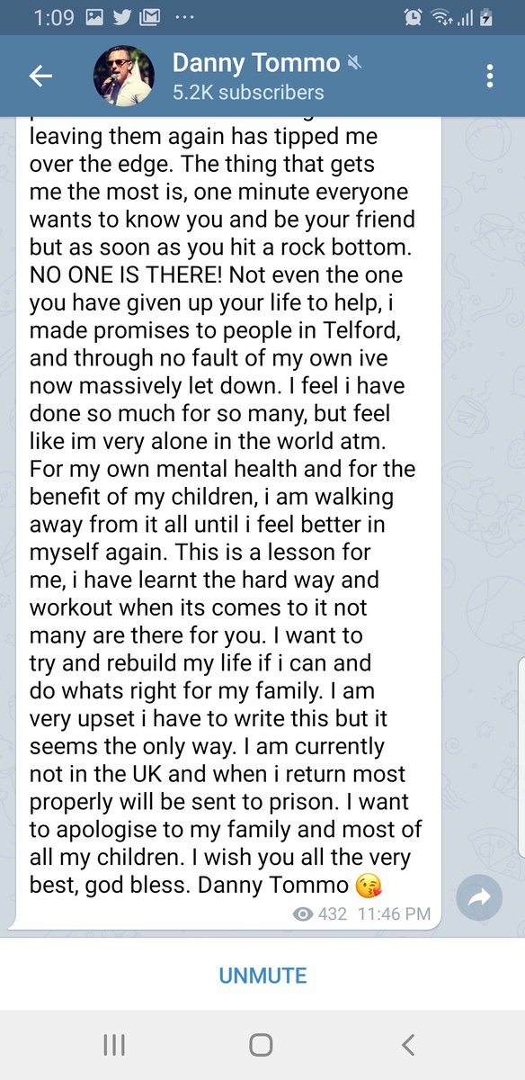 AlbertBallVCWin's tweet photo. Danny Tommo has quit and it looks like Tommy Robinson has let him down as well. https://t.co/1mDmEHPS7M